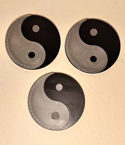 Yin yang kühlschrankmagnet - yang,