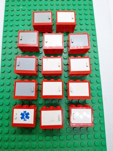 14x lego schrank container - 14x,