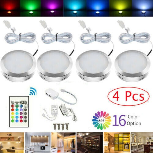 Rgb led unterbauleuchte - 4x,