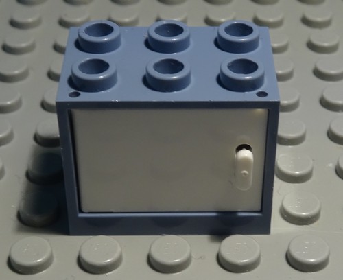 Lego schrank 2x3x2 sandblau - schrank,