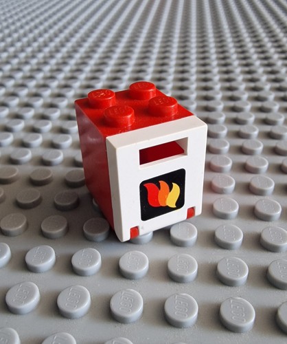 Lego feuerwehr schrank kasten - feuerwehr,